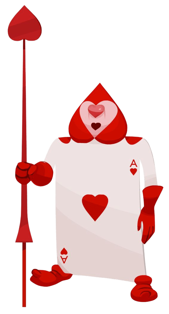 Playing Card Soldier Red